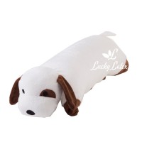 Lucky Latex doll pillow 3 in 1 (สุนัขสีขาว02) 0