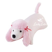 Lucky Latex doll pillow 3 in 1 (สุนัขพุดเดิ้ลสีชมพู05) 0